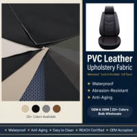 Meilleur prix pour les commandes importantes, garantie à vie, haute résistance à l'abrasion, cuir PVC résistant à la moisissure pour sièges de voiture
