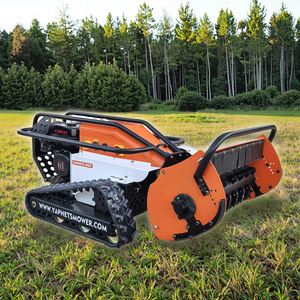 Industrial 15hp 25hp 800mm 1000mm <strong>Remote</strong> Control <strong>Flail</strong> Lawn <strong>Mower</strong> with 1600W Power 24V Voltage - Product Image 2