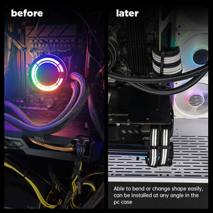 Kit de câbles d'alimentation Asiahorse Customization Mod Sleeve Extension 18AWG ATX/EPS/8 broches PCI-E/6 broches PCI-E - Product Image 6