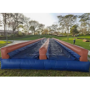 Chongqi Trượt Nước Bơm Hơi Thành Phố Và Núi Khổng Lồ Làm Theo Yêu Cầu Trượt N Kèm Hồ Bơi - Product Image 1