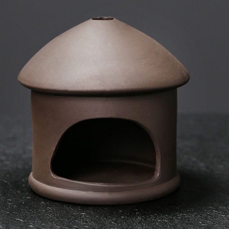 Brun foncé, 9,6*5,8*9,6 cm