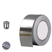 Ruban adhésif en aluminium pour CVC, sensible à la pression, simple face, étanche, usage industriel, qualité ingénieur, pour joints d'étanchéité, anti-humidité