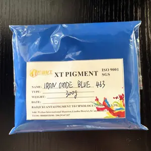 High Purity Industrial Fe2o3 Concrete Cement Pigment Powder Iron Oxide Blue 463 461 For Brick