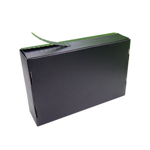 Venta al por mayor de autosellado Stick Carton Tear Off Zipper Pack cajas de cartón 3M cinta corrugada caja de correo personalizada con tira de rasgado - Product Image 6