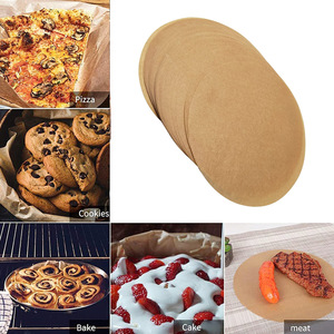 Round Oil Absorbing Paper Sheets 50 100 200 500 Sheets Disposable Food Grade Baking Steamer Liners Air Fryer Paper - Product Image 2