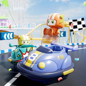 Juego de Autos de Juguete de Fútbol RC de 2.4g, Nuevo Auto de Carreras Eléctrico con Control Remoto, Luces y Música, Auto de Fútbol de Batalla - Product Image 3