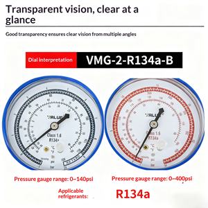 एयर कंडीशनर रेफ्रिजरेटर डुअल गेज r134 एसी और रेफ्रिजरेटर रेफ्रिजरेटर रिलैंट रिचार्ज और लिक्विड फ्रीऑन टूल किट - Product Image 4
