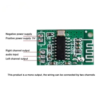 Module audio Bluetooth ZYSY A-6928 avec alimentation LED 5V, carte amplificateur mono