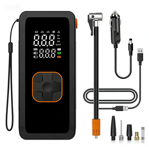 <span class=keywords><strong>Pompe</strong></span> à pneus électrique portable sans fil 8,4 V, monocylindre, en ABS, avec manomètre numérique et lumière d'urgence, capacité 150 psi, vente en gros - Product Image 2