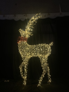 Décoration <span class=keywords><strong>de</strong></span> Noël en forme <span class=keywords><strong>de</strong></span> sculpture <span class=keywords><strong>de</strong></span> <span class=keywords><strong>cerf</strong></span> - Product Image 3