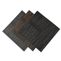 Dalles de moquette modulaires de luxe pour hôtels et chambres, moquette antistatique en polypropylène pour restaurants et bureaux, dalles de moquette emboîtables