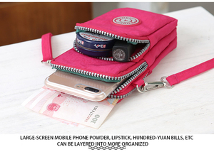 Unisex <strong>Mobile</strong> Phone Coin Purse Hanging Neck Wrist <strong>Bag</strong> Running Vertical Mini Women's Messenger <strong>Bag</strong> - Product Image 4