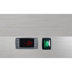 Refrigerador Comercial de Alta Gama Equipado con Encimera de Granito Resistente y Tapa de Vidrio Transparente para Cocina de Restaurante - Product Image 4