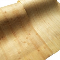 Placage de bambou carbonisé pressé latéralement disponible en gros et au détail, bois naturel pour la décoration de meubles, origine 250 cm