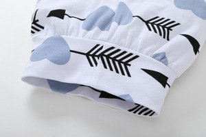 Vêtements de mode pour enfants, ensembles de barboteuses en coton pour bébés garçons avec pantalons de Chine - Product Image 6