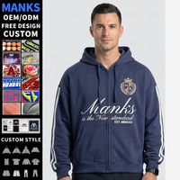 Sweat-shirt à capuche pour homme de haute qualité, personnalisé avec impression DTG, vêtements de sport, sweat-shirt épais à épaules tombantes pour homme