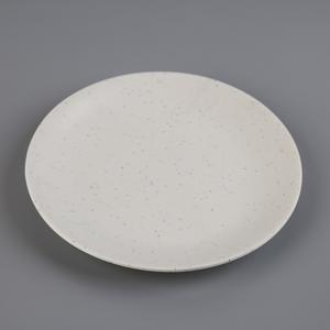Assiette de service ronde en mélamine plastique solide blanche de 7,5 pouces, durable, design minimaliste - Product Image 4