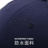 Gorras de béisbol personalizadas con corte láser, gorra de golf impermeable con soporte para pelota