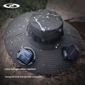 Chapeau solaire d'été pour hommes pour les activités de plein air Chapeau de pêche respirant à écran solaire pour l'alpinisme, la randonnée et les voyages - Product Image 3