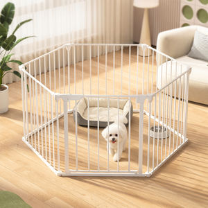 Parc de jeu pliable en plastique pour bébé, clôture d'activités intérieures pour enfants, barrière de protection pour enfant avec panneau de <span class=keywords><strong>porte</strong></span> - Product Image 2