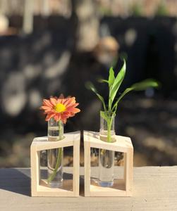 <b>Bamboo</b> Hydroponic Plant <b>Vase</b> Home Decoration <b>Vase</b> <b>Bamboo</b> & <b>Wooden</b> <b>Vases</b> - Product Image 4