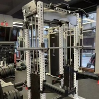 Smith Cable Crossover Machine Squat Rack Fly Machine Power Rack Entraînement de force pour triceps, bras et jambes avec pile de poids de plus de 75 kg