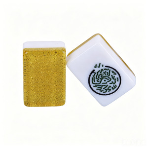 Fichas de Mahjong Americanas de Estilo Retro, Acrílicas de Primera Calidad, Inspiradas en el Cloisonné, de Estilo Lujoso, para Reuniones de Amigos - Product Image 3