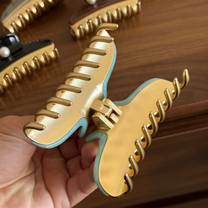 Pasador de Pelo de Lujo HONEY <span class=keywords><strong>Vendome</strong></span>, Pasador de Pelo Alexander Pearl de Ácido Acético, Pinza de Pelo Grande Tipo Tiburón, Pinza de Pelo Tipo Disco, Accesorio para el Cabello - Product Image 4