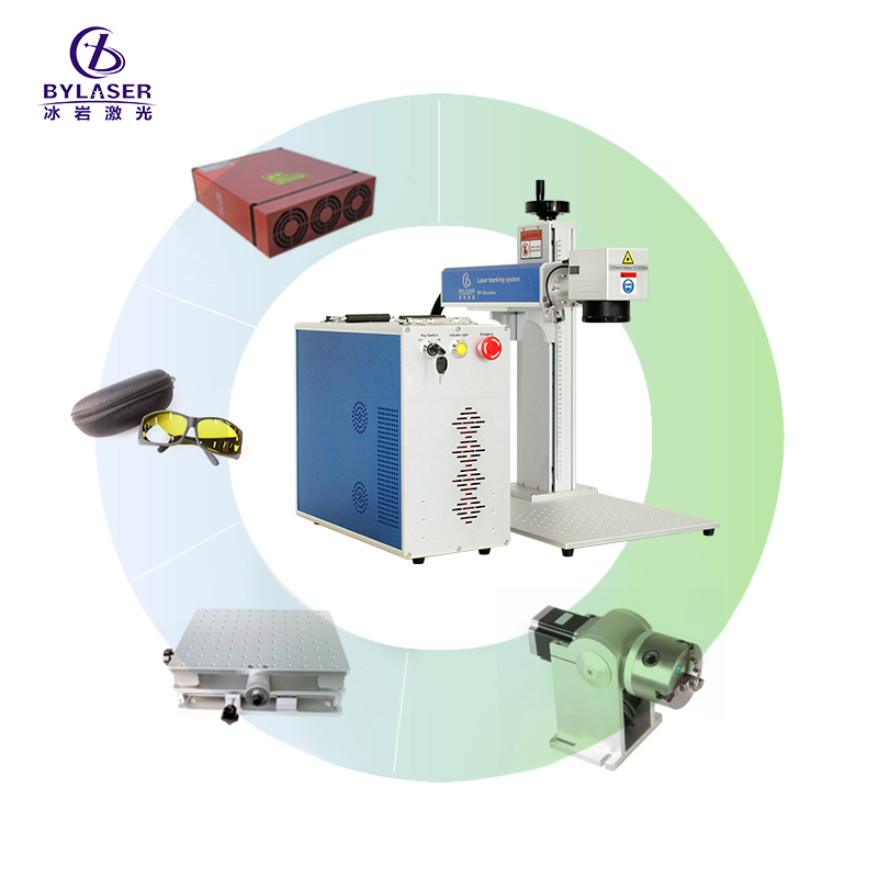 Mopa 3d цветной гравер печать 20 Вт 30 Вт 50 Вт raycus jpt металлический ротационный волоконный лазерный маркировочный гравировальный станок