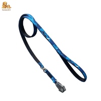 Ensemble collier et laisse tactiques épaissis pour chien, en nylon, avec pochette, réglable, robuste, sportif, tendance, à libération rapide, pour grands chiens