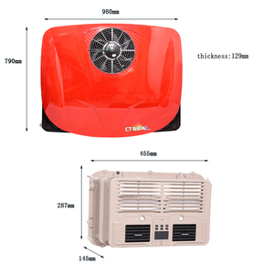 เครื่องปรับอากาศสำหรับจอดรถ 12V/24V แบบติดตั้งบนหลังคาซันรูฟ ดีไซน์บาง เงียบ ให้ความเย็น - Product Image 4