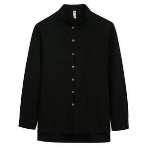 <span class=keywords><strong>เสื้อ</strong></span>สูทถัง<span class=keywords><strong>จีน</strong></span>แบบดั้งเดิมของผู้ชายเสื้อผ้าป่านแขนยาวคอปกตั้งทรงหลวมไซส์ใหญ่ฤดูใบไม้ร่วง - Product Image 4