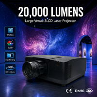 Projecteur pour Grandes Salles 20000 Lumens WUXGA 3LCD Projecteur Laser pour Auditorium, Scène et Projection Immersive