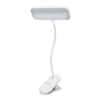 Lampe de bureau LED, lampe de nuit rechargeable par USB, lampe de bureau portable à clip, support d'étude, lampe de lecture