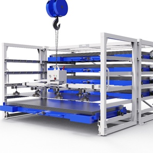 스테인레스 스틸 시트 보관을위한 헤비 듀티 롤아웃 시트 랙 스틸 랙 스토리지 랙 서랍 랙 - Product Image 6