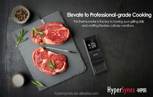 Thermomètre à viande sans fil Bluetooth numérique Tuya portée de 170M avec télécommande rétroéclairée et sonde en acier inoxydable Construction métallique - Product Image 4