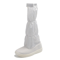Chaussures de sécurité de laboratoire en cuir PU personnalisées, antistatiques, imperméables et résistantes aux produits chimiques pour usage industriel