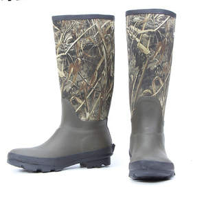 Botas de Neopreno DFU93 de Camuflaje, Largas, Transpirables, Resistentes al Agua, para Lavado de Autos y Trabajo Industrial - Product Image 1