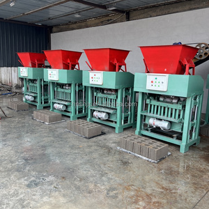 Máy làm gạch xi măng bán tự động thủy lực không đốt, máy làm gạch, máy làm gạch xi măng rỗng và máy làm gạch lót - Product Image 5