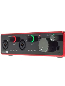 Interface audio <span class=keywords><strong>Focusrite</strong></span> Scarlett 4i4 3e génération, enregistrement USB, amplificateur <span class=keywords><strong>externe</strong></span> pour guitare, préampli micro, <span class=keywords><strong>carte</strong></span> <span class=keywords><strong>son</strong></span> - Product Image 4