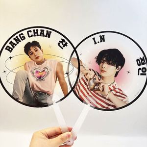 Nouveaux mini-ventilateurs Kpop personnalisés en plastique transparent avec un design mignon et transparent - Product Image 1