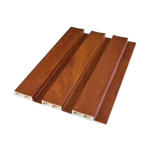 Panneaux muraux rainurés en WPC de haute qualité pour l'extérieur, revêtement extérieur décoratif imperméable, fabricant et fournisseur OEM - Product Image 1