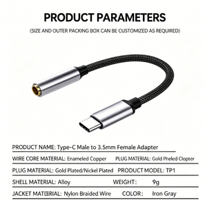 Adaptateur USB C vers <span class=keywords><strong>prise</strong></span> casque 3,5 mm avec puce DAC, câble dongle Type C vers <span class=keywords><strong>prise</strong></span> audio AUX pour Samsung iPhone 15 16 <span class=keywords><strong>iPad</strong></span> <span class=keywords><strong>Pro</strong></span> - Product Image 5