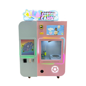 <span class=keywords><strong>Machine</strong></span> à <span class=keywords><strong>Barbe</strong></span> à <span class=keywords><strong>Papa</strong></span> Robotisée en Libre-Service pour Entreprises, Intégration Complète, Écran Tactile, Vente par Jetons - Product Image 6