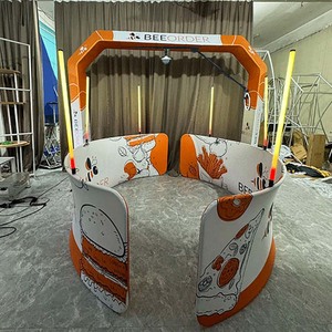 80Cm Overhead RGB 360 grados LED Lighting Sky Top Spinner 360 Photo Booth con motor y controlador Compatible con la cámara - Product Image 5