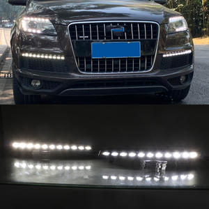 Nouveaux feux de jour à LED pour <span class=keywords><strong>Audi</strong></span> <span class=keywords><strong>Q7</strong></span> 2010-2015, <span class=keywords><strong>clignotant</strong></span> <span class=keywords><strong>dynamique</strong></span> jaune ambre, 12V, garantie 1 an - Product Image 6