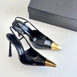 Nouvelles sandales à talons hauts pour femmes, de qualité supérieure, de marque de luxe originale, avec logo personnalisé OEM, pour femmes. - Product Image 1