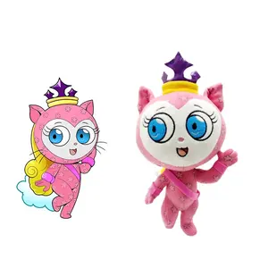 2023 Wholesales Custom Plush Animal Toys For Kids Custom Plush Girl Mockup From Artwork Drawing