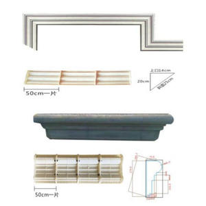 Moulage de corniche en gypse de style européen écologique Corniches en PU Moulure de couronne - Product Image 4