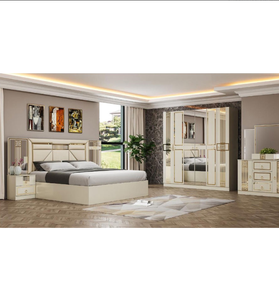 Suite da Camera da Letto Personalizzabile in 6 Pezzi, Mobili Pieghevoli per Appartamenti, Ville o Case Vacanza, Molto Conveniente - Product Image 2